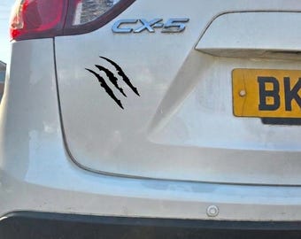 Kratzspur Autoaufkleber