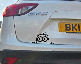 Minions Auto Aufkleber