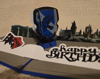 Pop Up Harry Potter Ravenclaw Karte