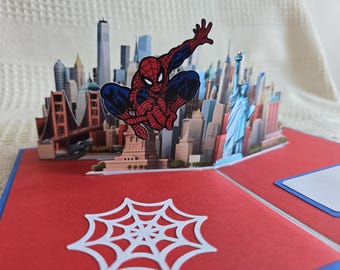 Pop-up-Spiderman-Karte
