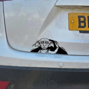 Peeking Dobby car decal