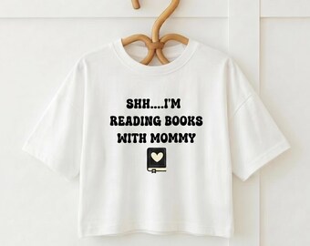 Toddler Reading Shirt, Mommy and Me Book Lover Tee, Story Time Outfit