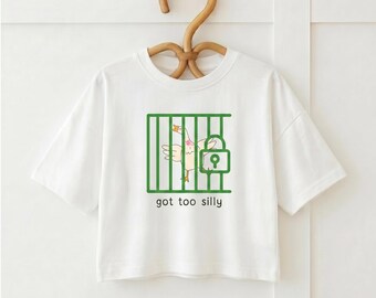 Toddler Shirt Got Too Silly Chicken Farm Animal Tee Unisex Kids Clothes