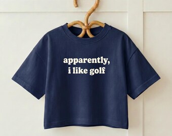 Toddler Golf Shirt, Apparently I Like Golf Tee, Kids Playwear