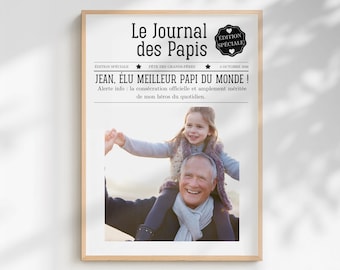 Personalized "Grandpa's Workshop" Poster, Grandparents' Day Gift, Grandchildren's Names