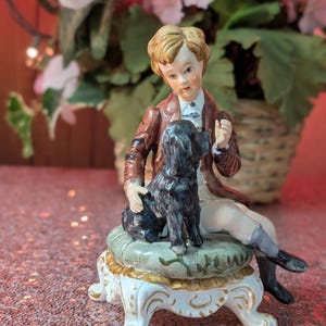 Boy With Dog Armani - Etsy