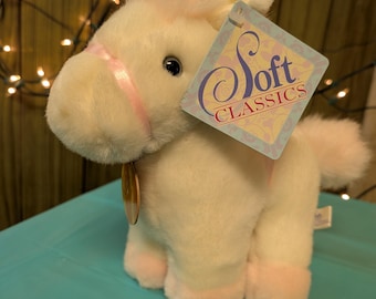 Vintage Soft Horse Music Box