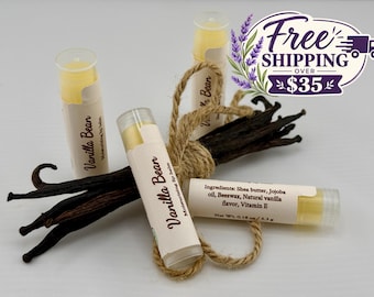 Vanilla Bean Lip Balm | Handmade Shea Butter Lip Care