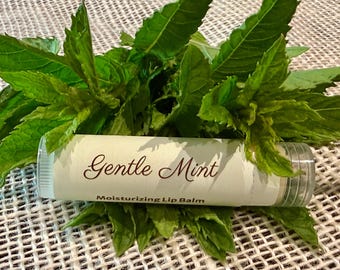 Baume à lèvres doux à la menthe - Petit lot, entièrement naturel