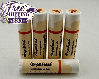 Gingerbread Lip Balm - Cozy Holiday Flavor