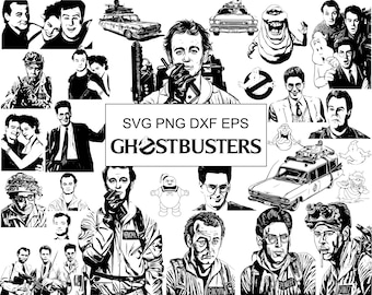 SVG Ghostbusters Film-Bundle | 80er Jahre Paranormal Film Mega Pack | svg dxf eps png Dateien | Sofortdownload | Cricut