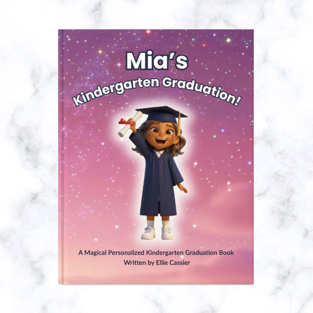 Personalized Kindergarten Graduation Gift for Girl | Custom Storybook ...