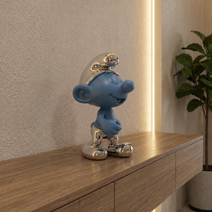 kaws スマーフフィギュア Kaws Smurf - Etsy
