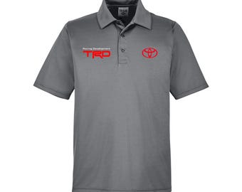 Toyota TRD Racing Development Polo – Moisture Wicking Performance Shirt (DTF Print)