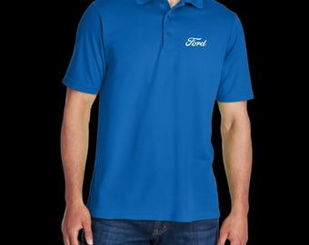 Polo Ford Performance – Maglietta da golf traspirante Dri-Fit (stampa DTF) / Unisex
