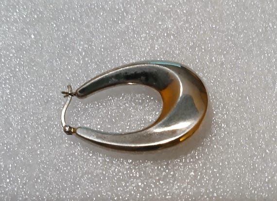 Vintage Sterling Silver Earrings Lot ~ Hoops ~ Nice ~ L@@k~ View 6