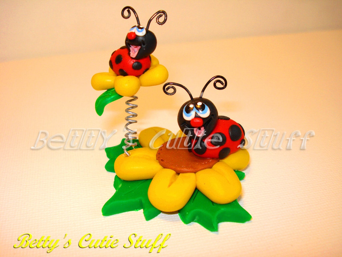 It's a Ladybug's Life Polymer Clay Figurine Etsy