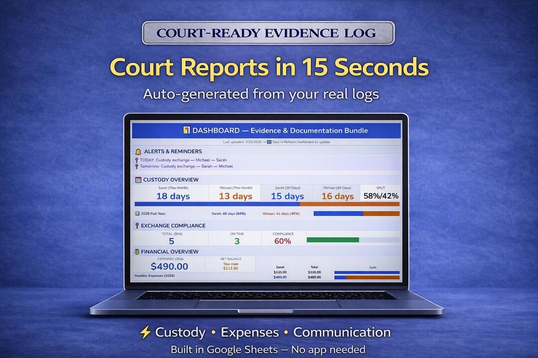 Computer Email Log For Evidence Co-parenting Evidence Log Google Sheets | Court Report PDF, Custody ...