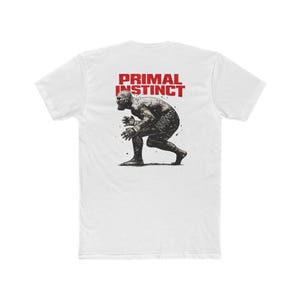 Primal Instinct creature graphic Tee | Vintage monster back print