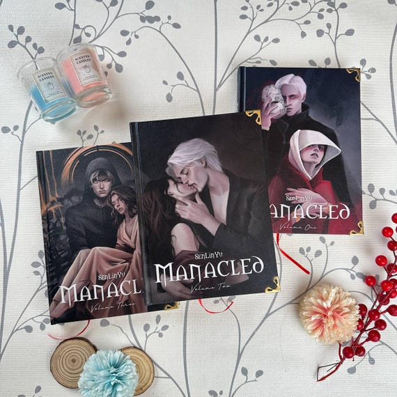 Manacled Hardcover Book Set by SenLinYu, Complete 3 Volume Collection, Dramione Dark Romance Fantasy Novel, Reader Gifts