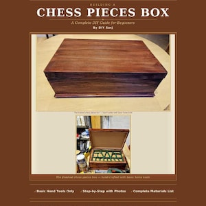 DIY Chess Pieces Box Guide | Beginner Woodworking, Basic Tools, Step-by-Step (PDF Download)