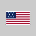 American Flag Stickers