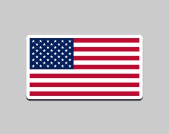 American Flag Vinyl Sticker: Waterproof, Durable Decal for Laptops, Tumblers