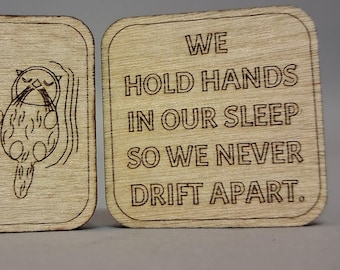 Set of 10. Otters Holding Hands so they don't drift apart.