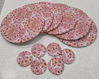 Hemgjorda återanvändbara laddningsfodral - Blanda och matcha bordsunderlägg för middag