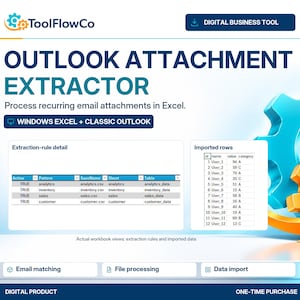 Excel Outlook Attachment Extractor for Spreadsheet Data Imports
