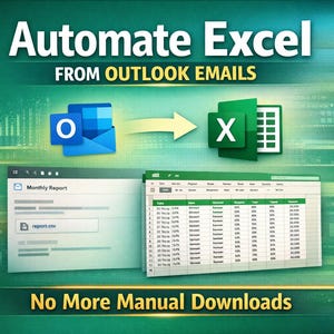 Excel Automation Tool | Outlook Email Attachment Extractor | Auto Import Data from Emails | VBA Tool for Reports & Admin Tasks