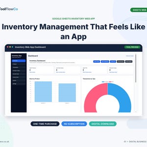 Google Sheets Inventory Web App with Purchase Orders and Reports