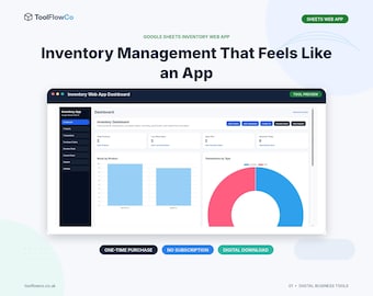 Google Sheets Inventory Web App with Purchase Orders and Reports