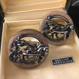 Vintage Swank  Harewood Men's Cuff Links 1970