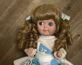 Vinyl Reproduction Googly Doll Tootie The Cheer Leader  by Patricia Loveless