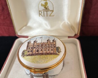 The Enamel Collection England Trinket Box Ritz