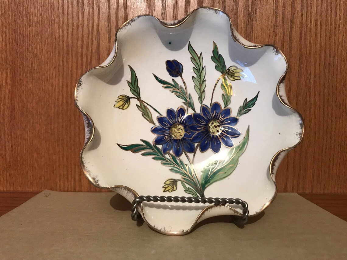 Hand Painted Dish From Italy Etsy