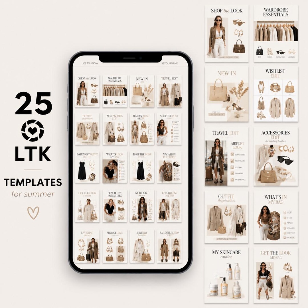 25 Ltk Canva Templates | Ltk Collages | Ltk Gift Guide Template | Ltk ...