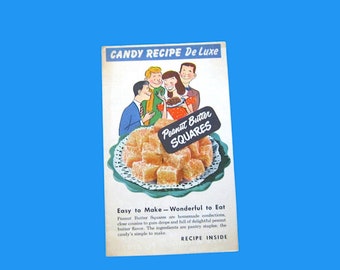 Cute MCM Knox Gelatine Promo Recipe Booklet & Brochure; Candy/Salad Recipe Deluxe + Good Looking Cooking; Illustrated