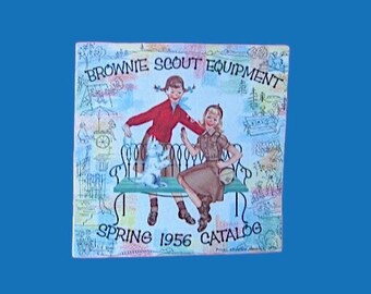 1956 Brownie Scout Equipment Catalog; Midcentury Products/Active Girls/Retro Girl Gift; Rare/Collectible