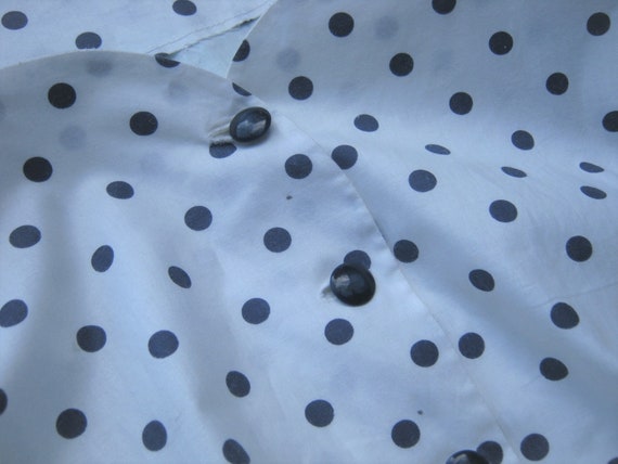 Polka Dotted '50s Day Dress; 5-6/Small Sweetheart… - image 7