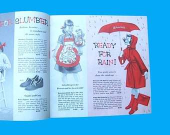 1956 Brownie Scout Equipment Catalog; Midcentury Products/Retro Girl Gift; Collectible