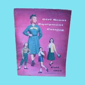 Catalogus scoutinguitrusting najaar 1954; Atomic MCM Product/Casual Mode en productillustraties