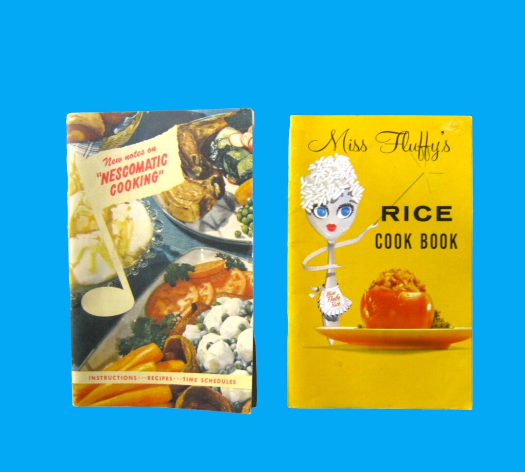 Vintage Recipe Booklets; Miss Fluffy's Rice Cookbook + Tested Recipes ...