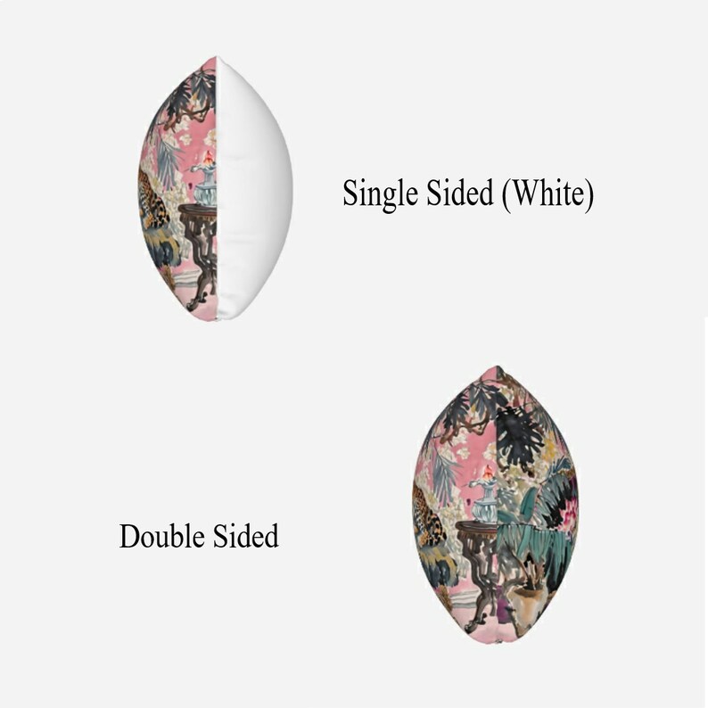 Leopard Chinoiserie Pillow Cover Maximalist Decor Velveteen Throw