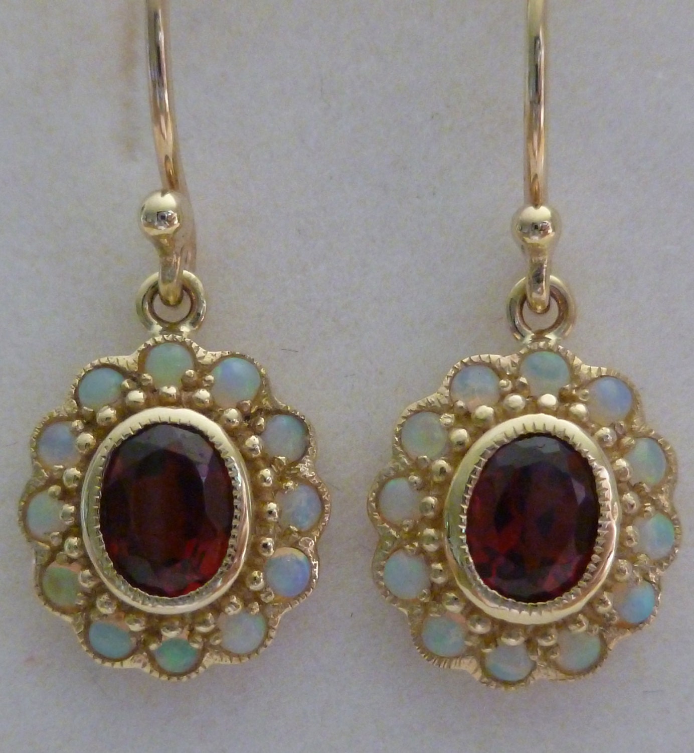 Vintage Earrings Antique Solid Gold 9ct 9k 14k 18k Etsy