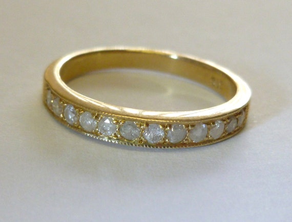 vintage diamond eternity ring