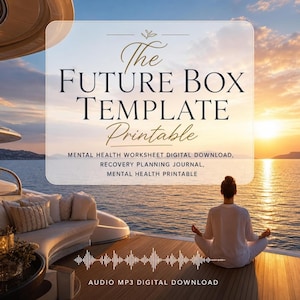 The Future Box Template Printable PDF | Goal Planning Worksheet, Vision Board Planner & Personal Growth Journal  Suggested Price