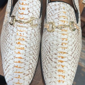 Python Vintage Gucci Loafers