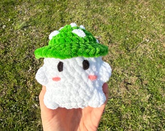 Peluche de niño seta de ganchillo hecho a mano – Juguete de decoración campestre estilo bosque